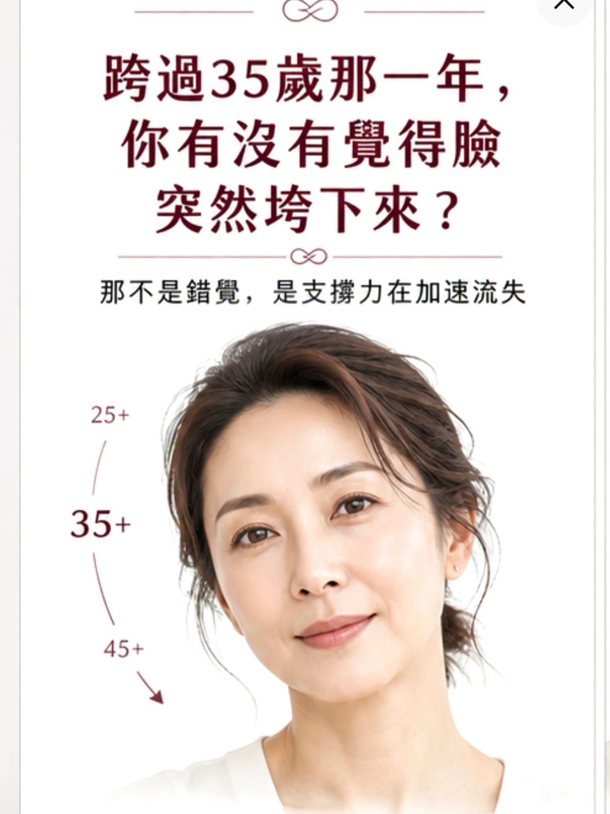 真正決定你睇落幾多歲嘅，唔淨係皮膚表面，而係底層支撐力有冇企穩